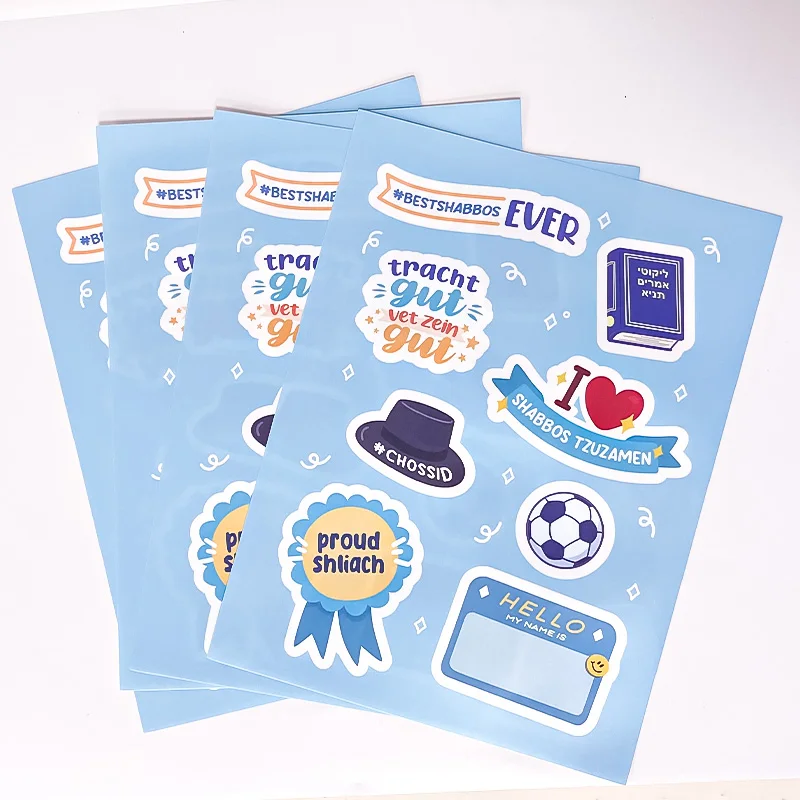 Direct Factory Printing Cheap Adhesive Full Anime Design Custom Kiss Cut Stickers Sheet