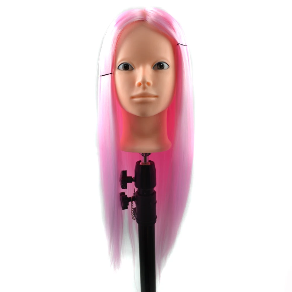 100% Real Hair Cosmetology Salon Practice Hairdresser Training Head American African Mannequin