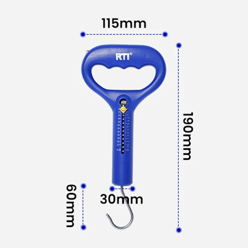 Multifunctional Travel Portable 22KG/50LB Hanging Luggage Fishing Weight Mechanical Weighing Scale