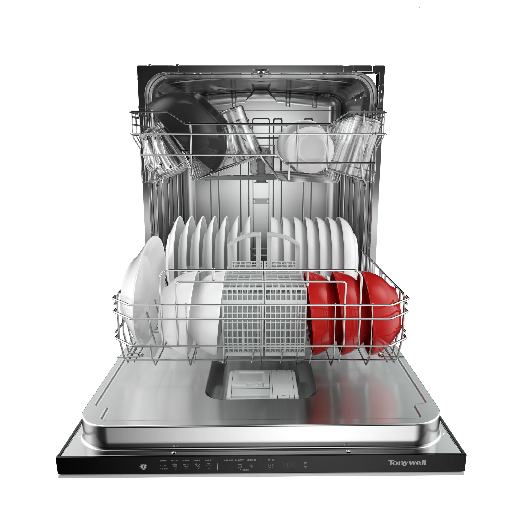 Tonywell 13 sets of large-capacity household dual-purpose sterilizing dishwashers