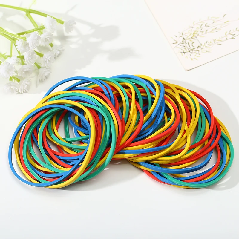 Assorted colors rubber bands Durable Natural Elastic Rubberbands Rubber Band For money