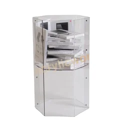 acrylic sign holder base/menu holders base /sign display stands base acrylic menu sign rack