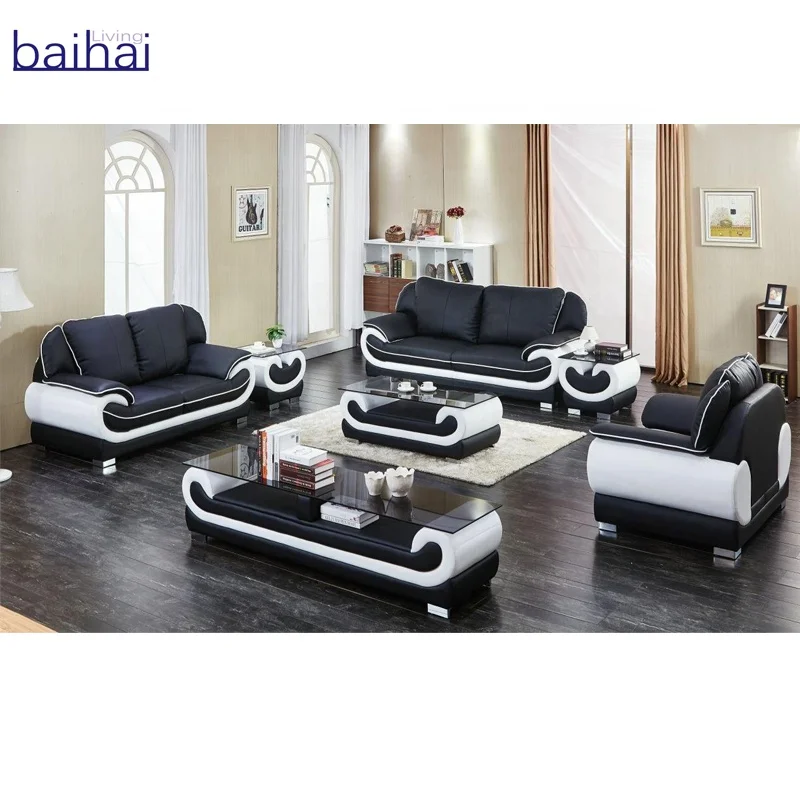 Latest genuine leather furniture sofa home. HOT mix color european style living room sofas set