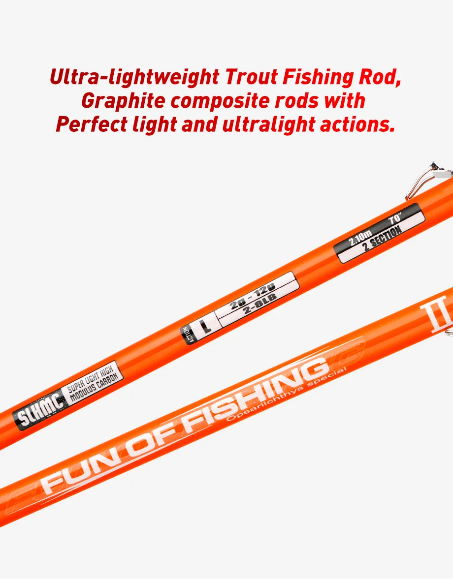 Hot Sale High Quality New Arrival 1.68m 1.8m 1.98m 2.1m Stainless Steel Reel Seat Lightweight Spinning/ Casting Fishing Rods