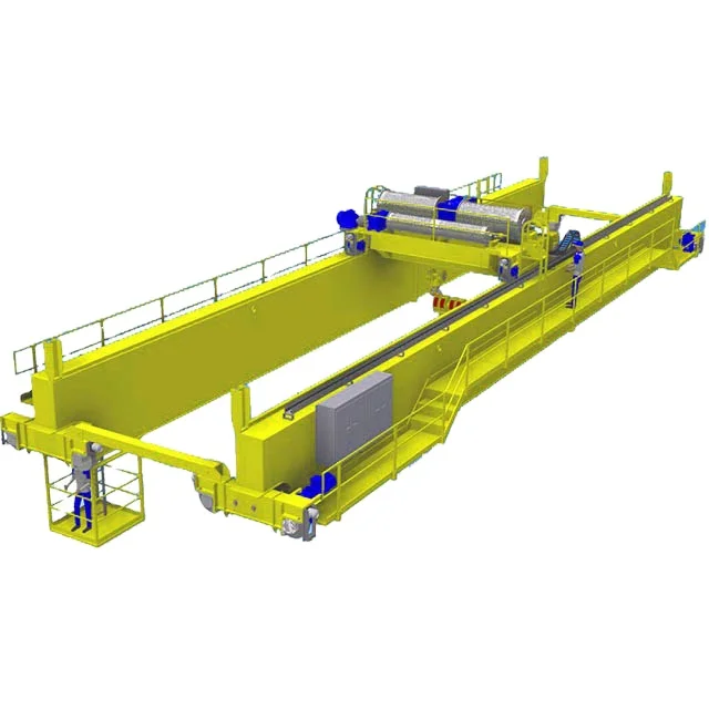 Warehouse Bridge Crane 5 Ton 10 Ton 15 Ton 20 Ton Span EOT Overhead Travelling Crane with Remote Control
