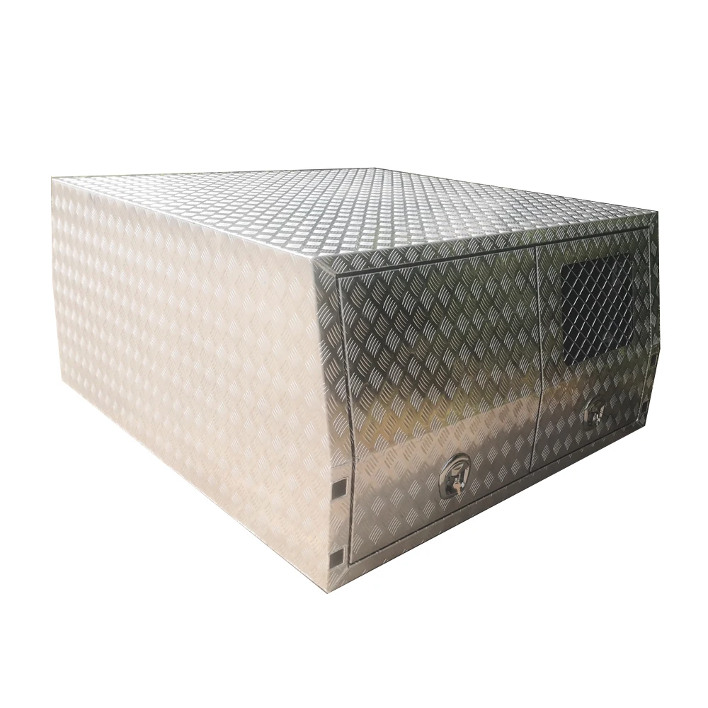 Лидер продаж, Высококачественная пластина для проверки с двойной кабиной, алюминиевый навес с клеткой для собак