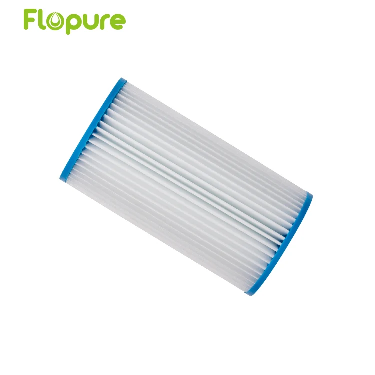 
Flopure brand swimming spa and pool pleated filter cartridge ISO certification blue and white amde in china 