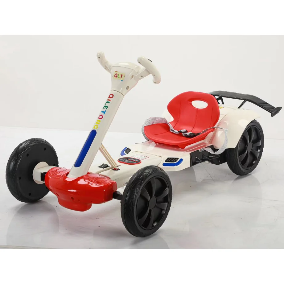 New Product 2024 Kids Go Kart Drift Cart Carting Car Electric Crazy Cart Drifting Rezor Kids Car Toys Ride-ons Ride-on Car