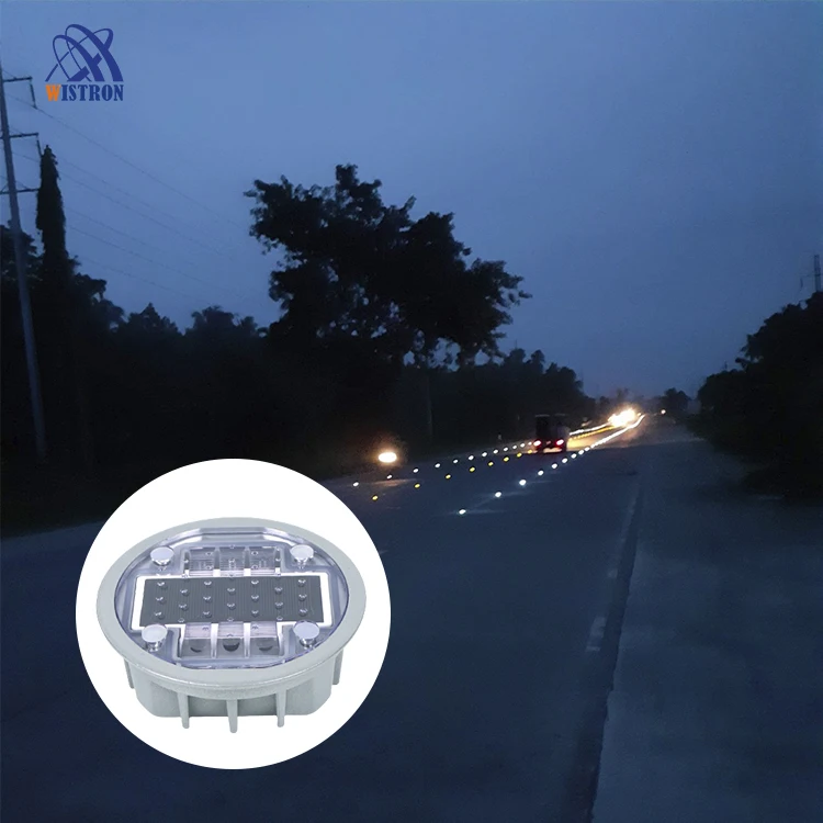 Aluminum Safety Solar Road Stud For Roadway