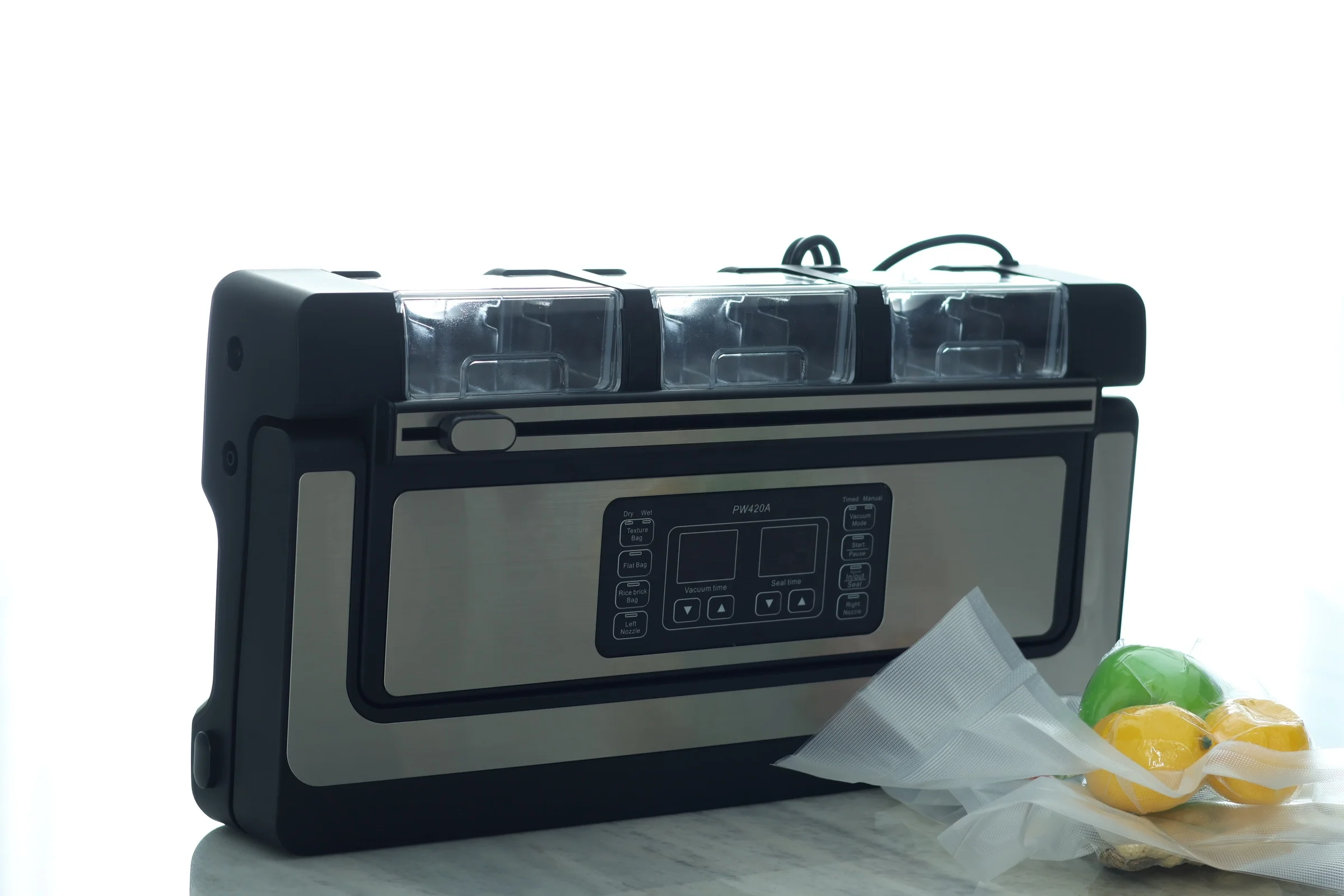commercial vacuum sealer vacuum coffee brick bag packing machine mini bag sealer with cutter 2 in 1 heat vacuum
