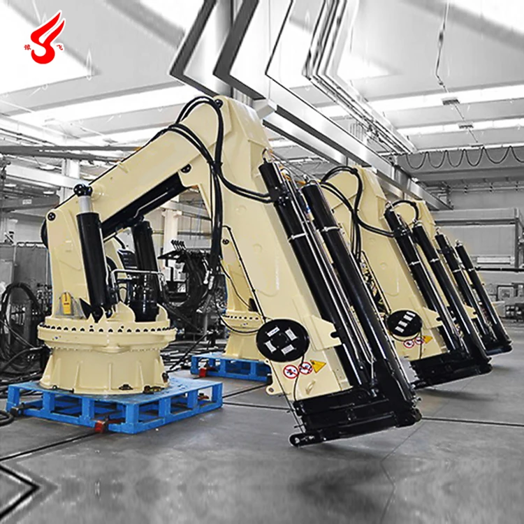 Hydraulic Telescopic Boom Ship Marine Deck Crane