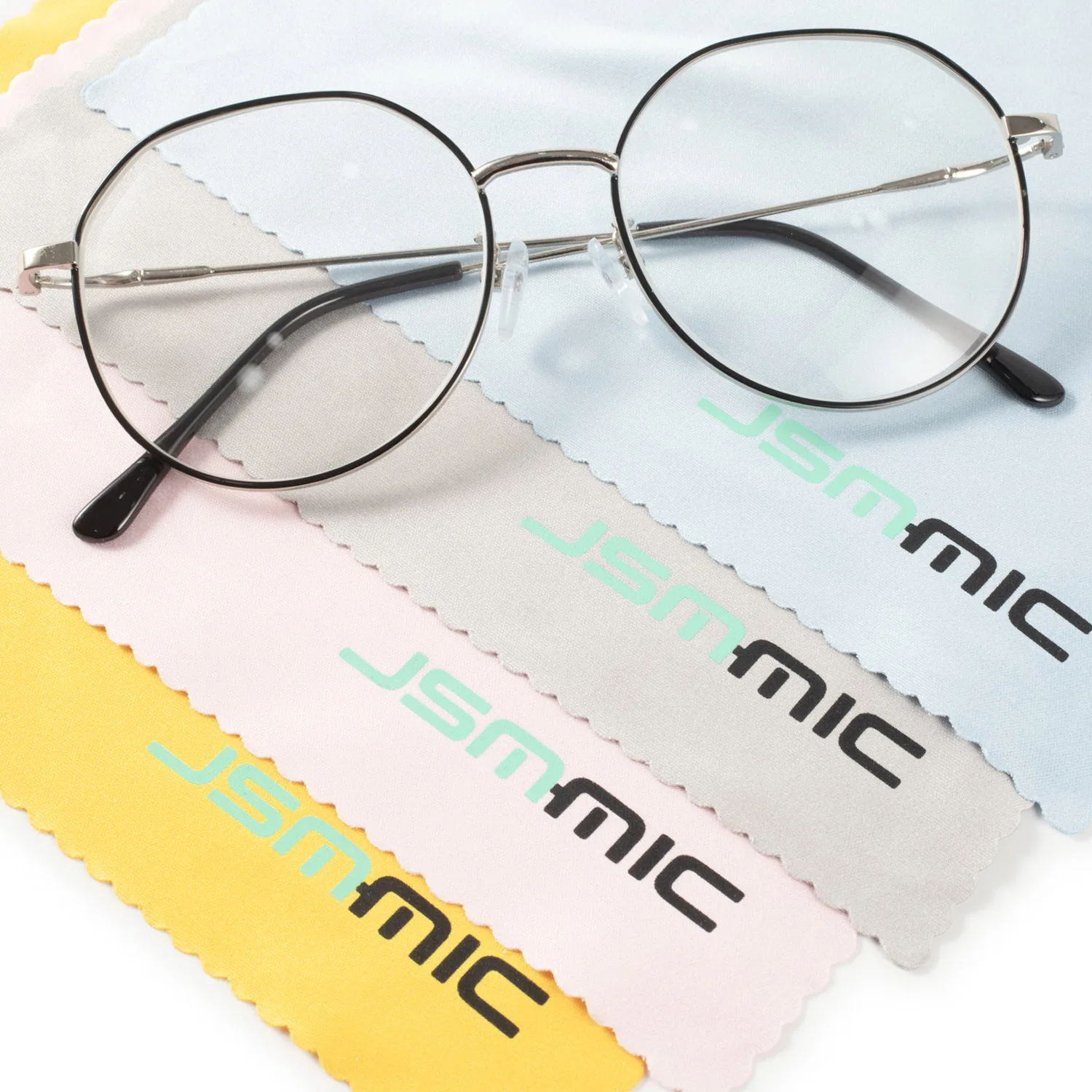 Custom Logo Screen printing Micro Fiber Microfiber Sunglasses Glasses Optical Lens Cleaning Cloth For Watch and Eyewear