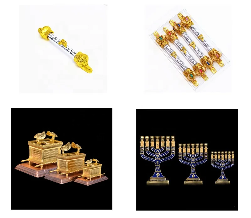 
Mezuzah Decoration House Door Talisman with Prayer from Jerusalem Non Kosher Scroll 