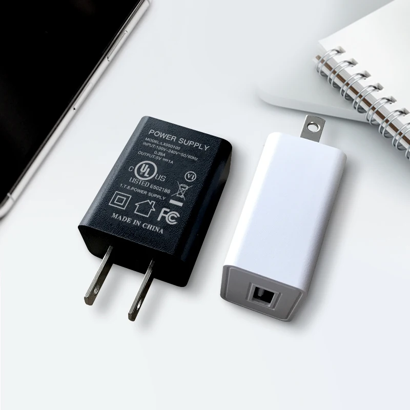HECHOBO 5 Вт Настенный в 1 А usb адаптер питания с американской вилкой и UL FCC Утвержденный для мобильных телефонов