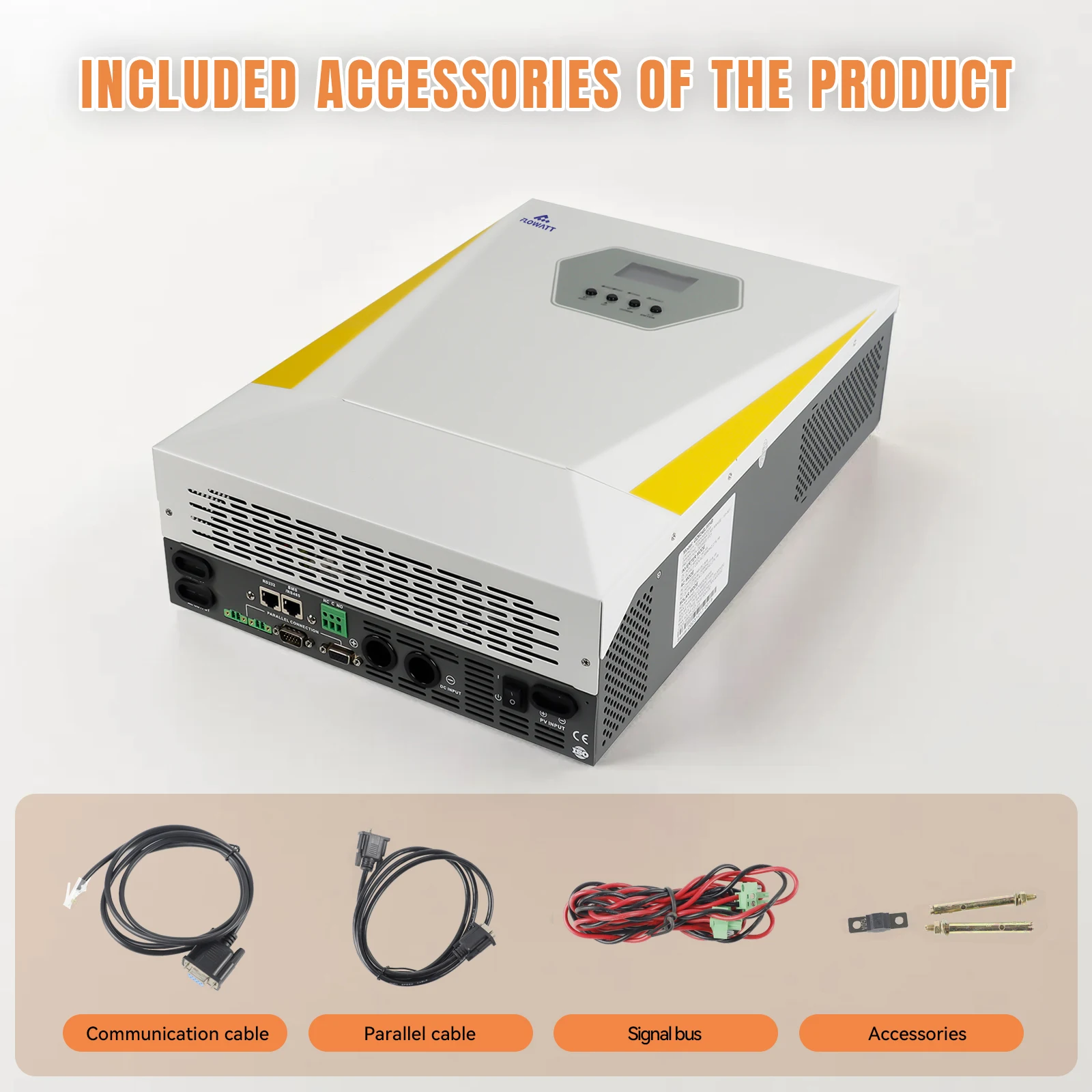 Гибридный солнечный инвертор Flowatt 6 2 кВт Mppt 220/240 В 48