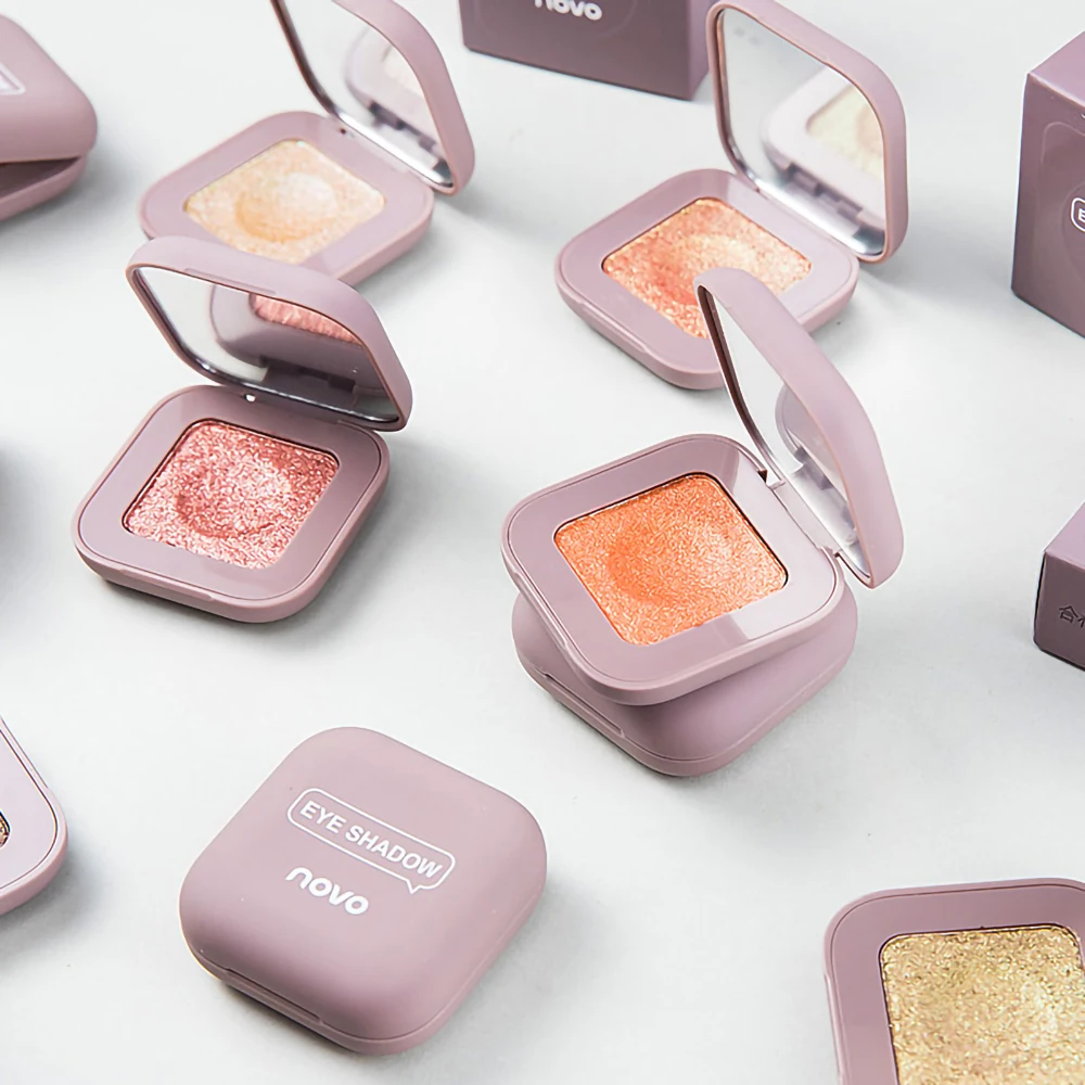 Wholesale Eye Shadow Glitter Single Eyeshadow Palette Carry Easily Cosmetics Nude Makeup High Pigment