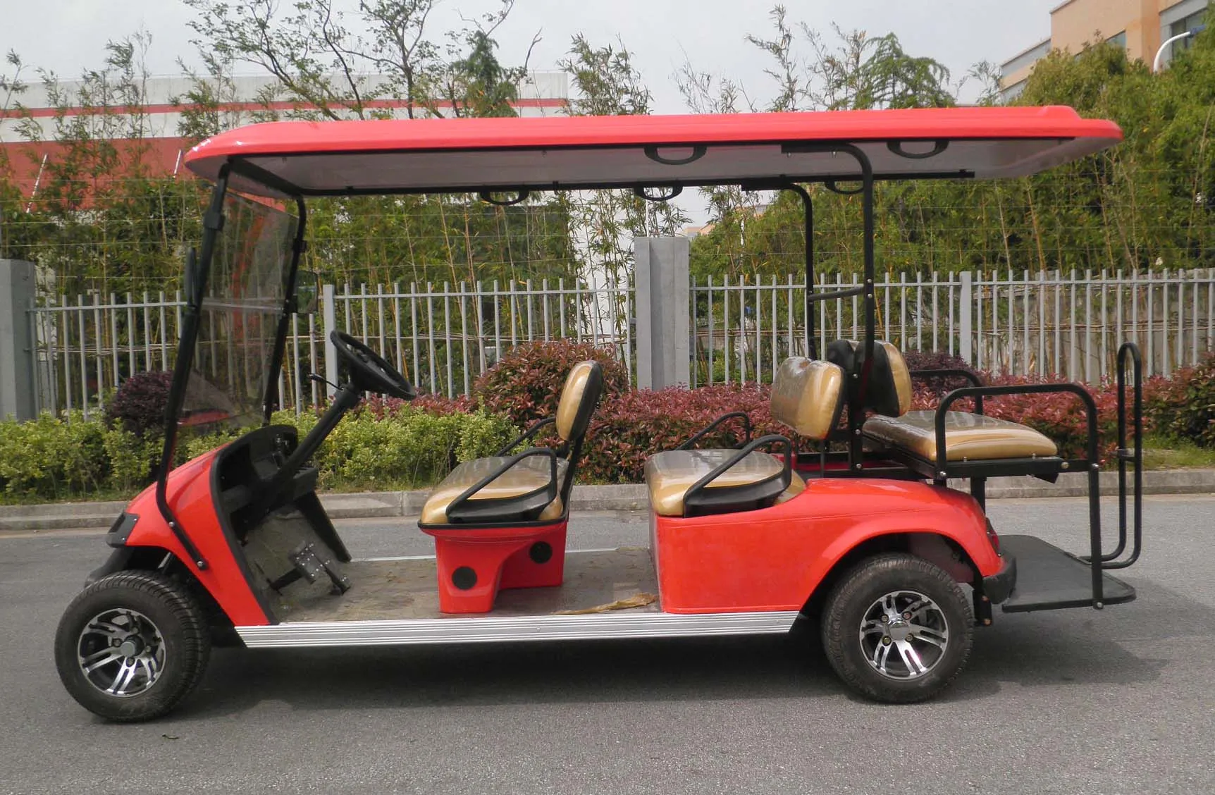 6 passenger electric golf cart AW2044KSZ(4+2)