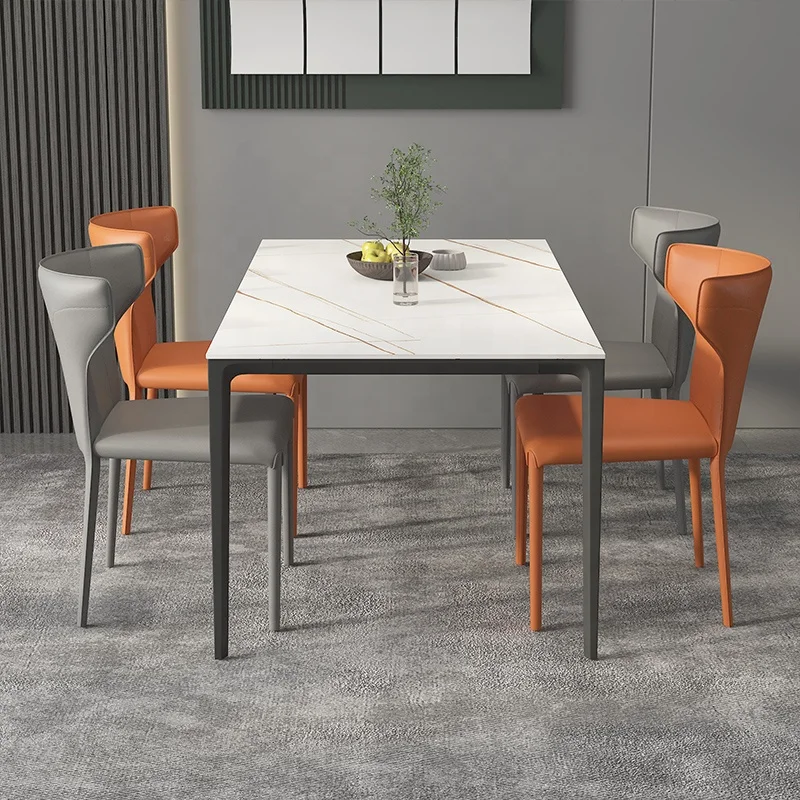 Italian Industrial Style Furniture Simple Lines Banquet Office Lounge Event Dining Living Room Light Luxury Saddle Chair