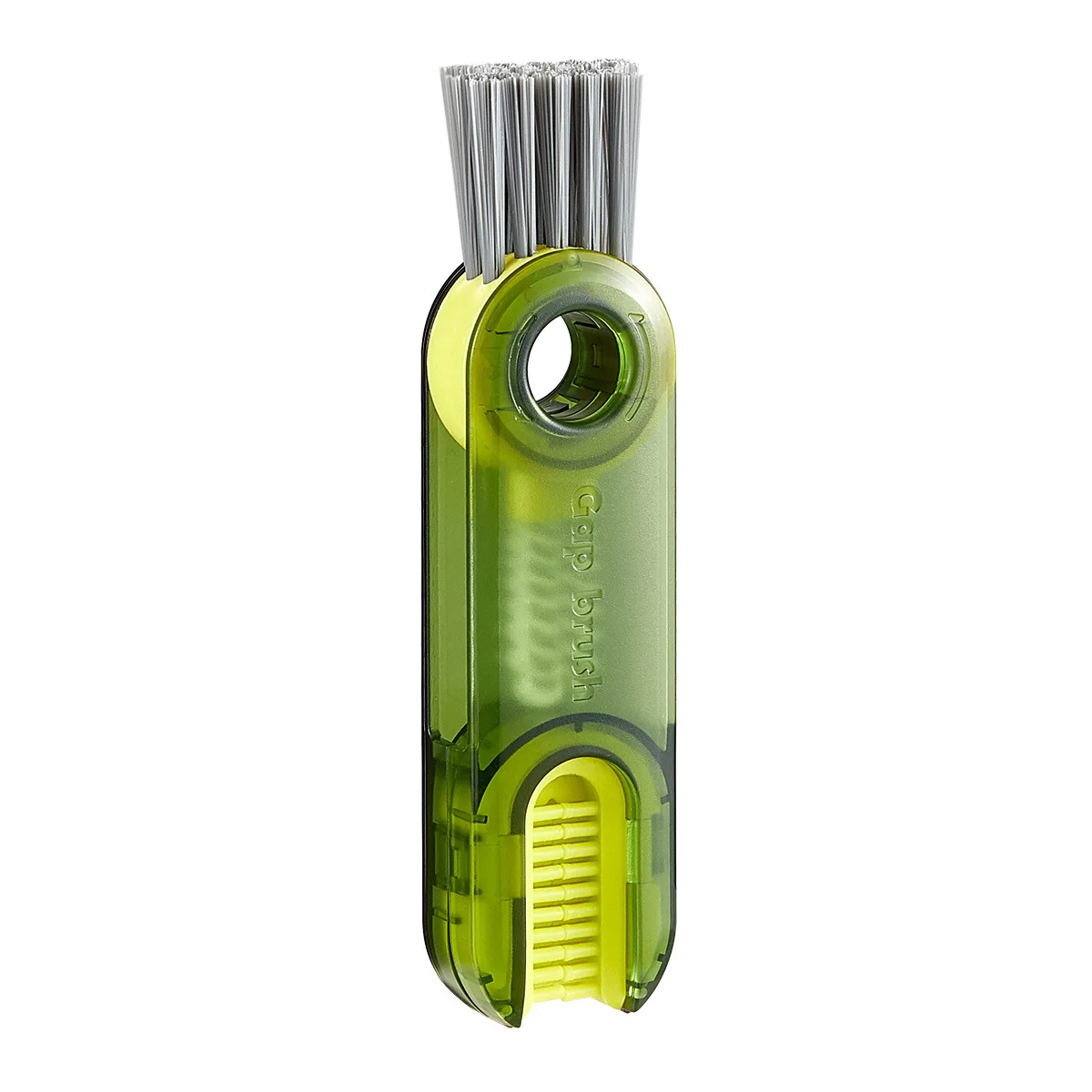3 in 1 Plastic Silicon Bottles Cleaning Brush Glass Water Bottle Brush Rotatable Gap cleaning brush
