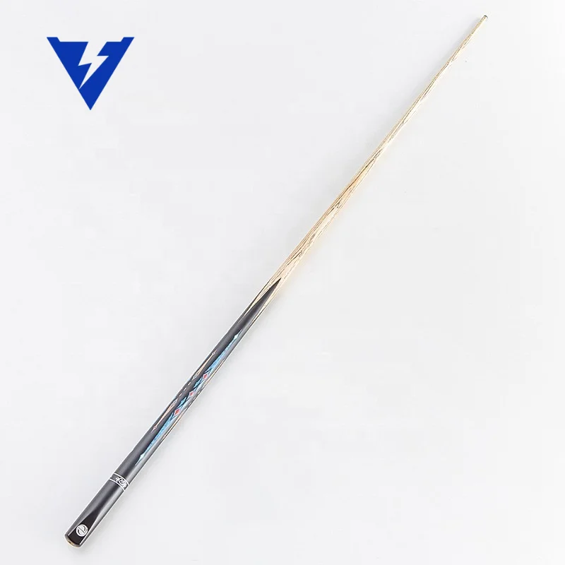 RTS One Piece Cue 10mm-tip suitable for snooker pool game with extension handle screw hole Billiard Cue Sticks