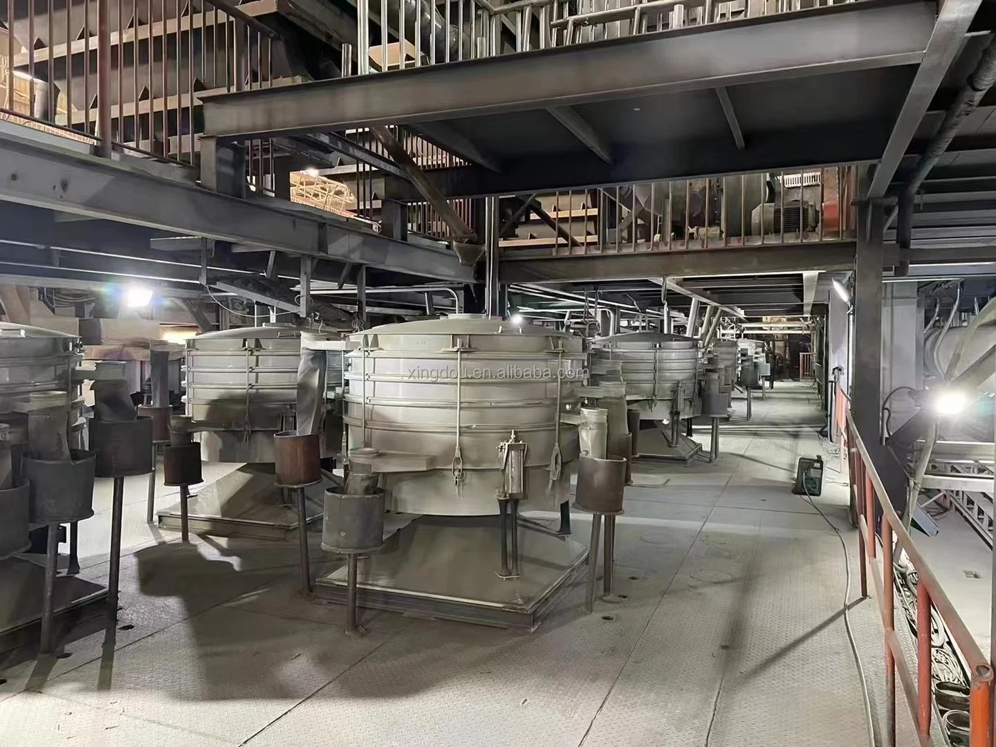 Small Round Swing Screen Equipment Circular Tumbler Swinging Grading Sieve Vibrating Sifter Screening Machine