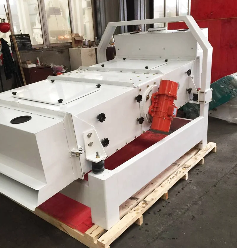 High efficiency vibrating raw paddy cleaner corn cleaner for sale