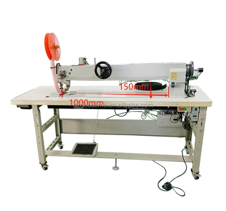 Long Arm 6620 Single Double Needle Comprehensive Feeding Heavy Duty Lockstitch Sewing Machine
