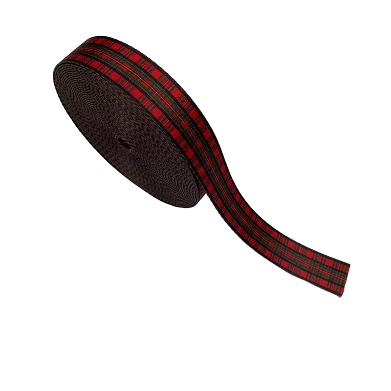 Woven Elastic Red Black Colors Strong Elastic Suitable for Bags Waistband Garment Home Textile Belt Underwear Webbing