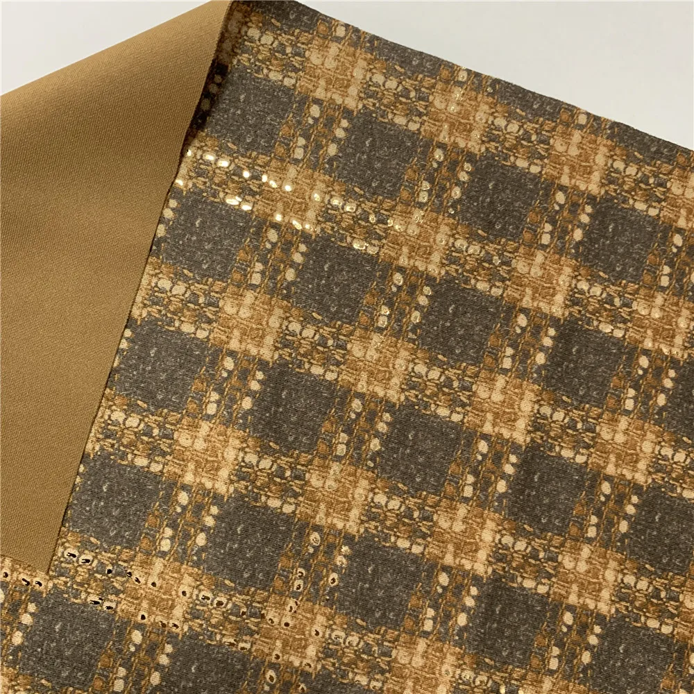 China Hot selling thick polyester waterproof air layer fabric faux suede fabric price per meter