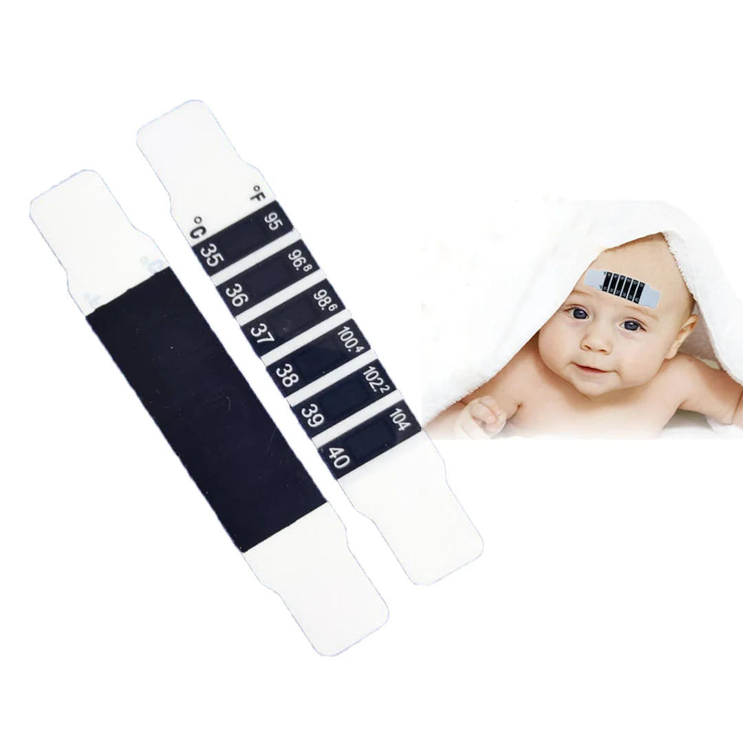 Hot sale cheap Stock Children Fever 35-40 Forehead Fever Scan Strip Thermometer Strips