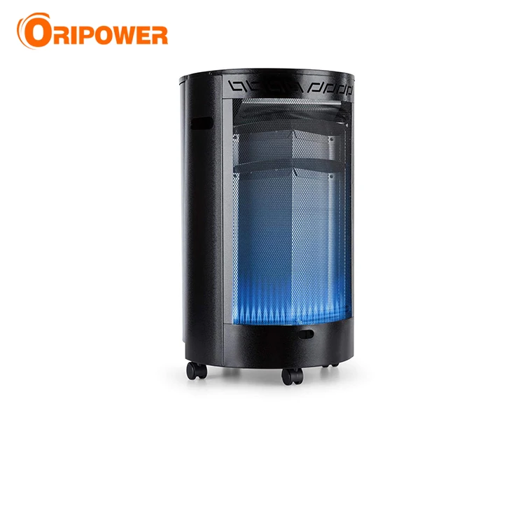 CE certified portable indoor space radian blue flame gas heater with ODS safety device