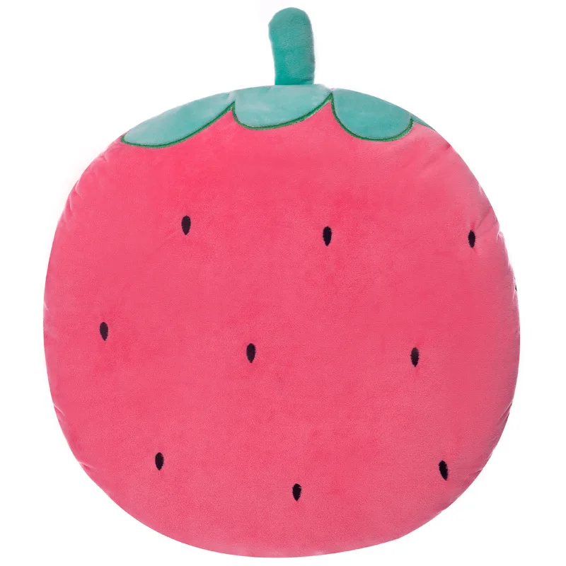 Super soft Fruits plush pillow squeeze toys Custom Strawberry pineapple plush toy fruits throw pillow stuffed toy