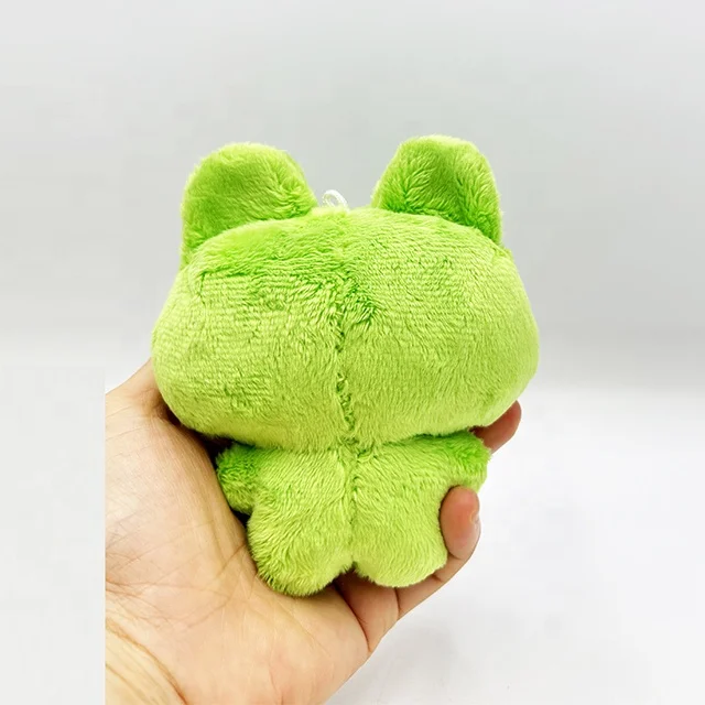 10cm mini stuffed animal doll Green plushies Frog plush doll custom