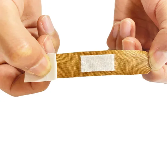 Unimaster Customized Logo Bandaid Plaster First aid Fabric Skin Color Wound Adhesive Bandage