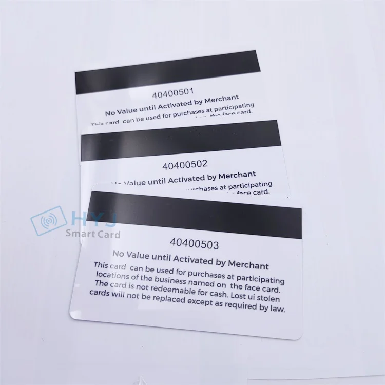 0 76 мм Высококачественная офсетная печать 2750Oe HiCo магнитная полоса ПВХ карта лояльности