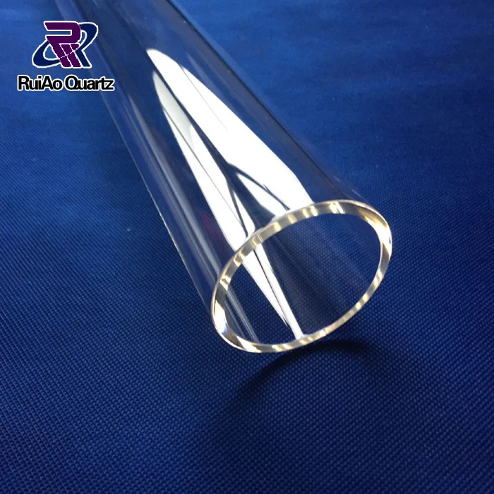 Hot sale customized clear quartz glass pipe