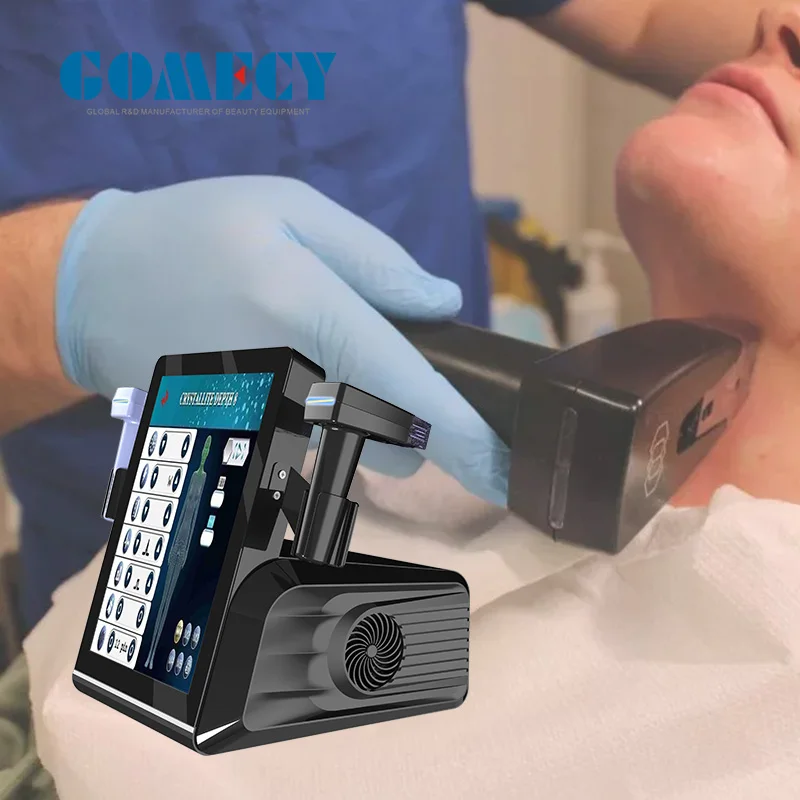 Fractional rf micronee face lifting beauty machine GOMECY 3 in 1 micro nee skin tightening morpheus 8