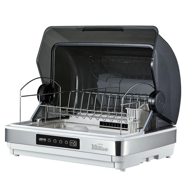 42L Counter Top Roll Over Nordic Electric Kitchen Disinfection Cabinet Uv Dish Sterilizer Rack Dryer