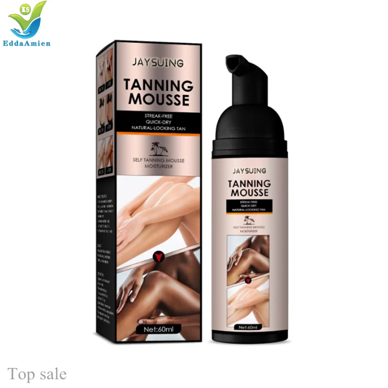 Private label Deep Self Tanning Mousse Sun Tanning Foam Self Tanner for Dark skin care product