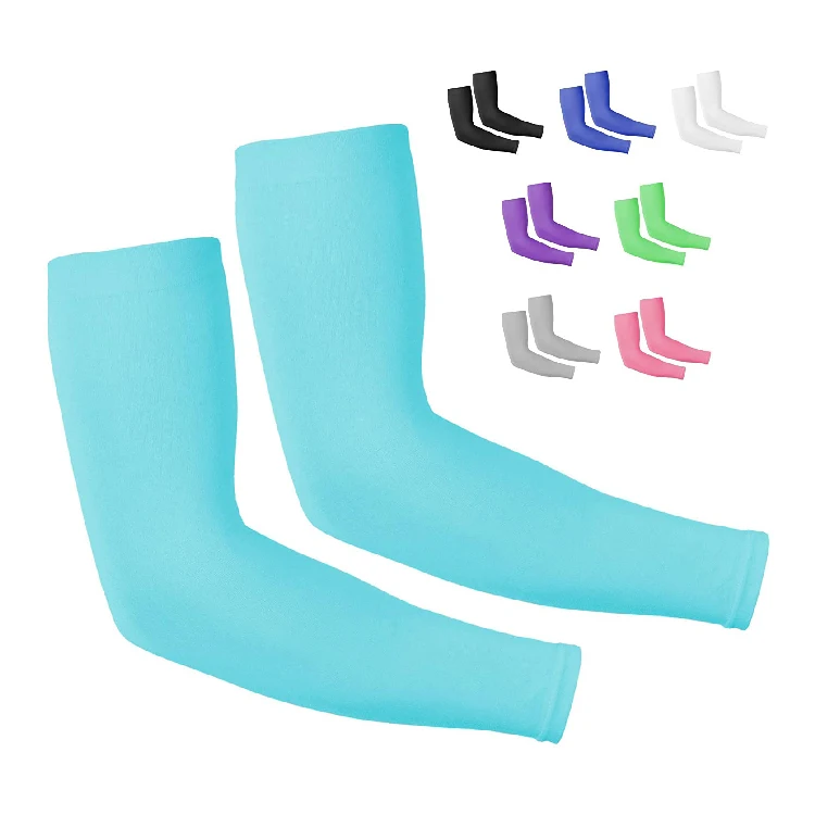 Cooling Arm Sleeves for Men & Women, UV Protectively UPF 50, Tattoo Cover Up compression wear top sun protectionly