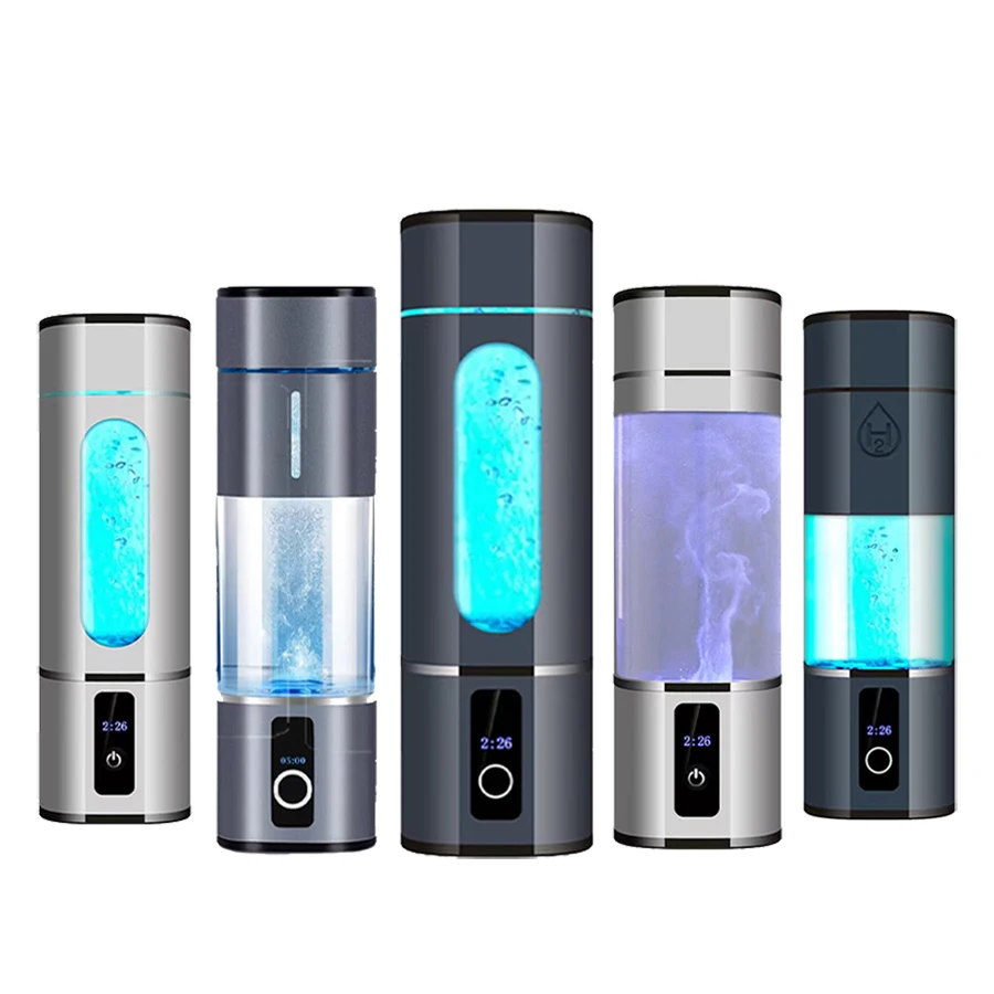Новый модный светодиодный дисплей регулируемый 3000ppb 6000ppb SPE PEM Smart водородная бутылка для воды генератор водородный ионизатор