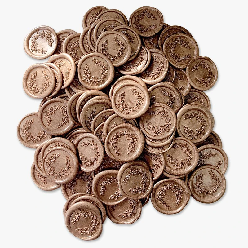 
Good Quality Christmas Greeting Card Stickers Wax Custom Seal Sticker 