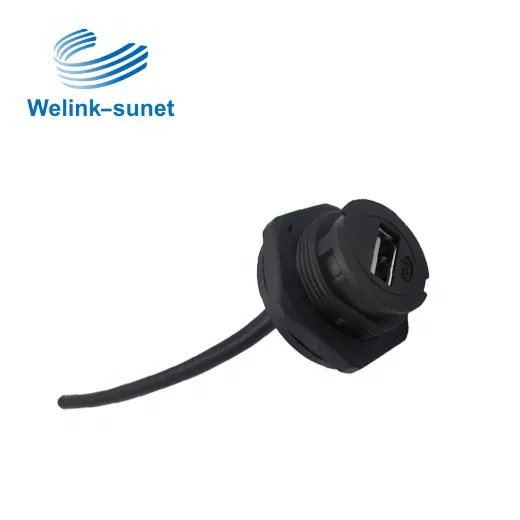 Штепсельная розетка спереди застегиваются замок типа PCB водонепроницаемый разъем для автомобильного жгута проводов