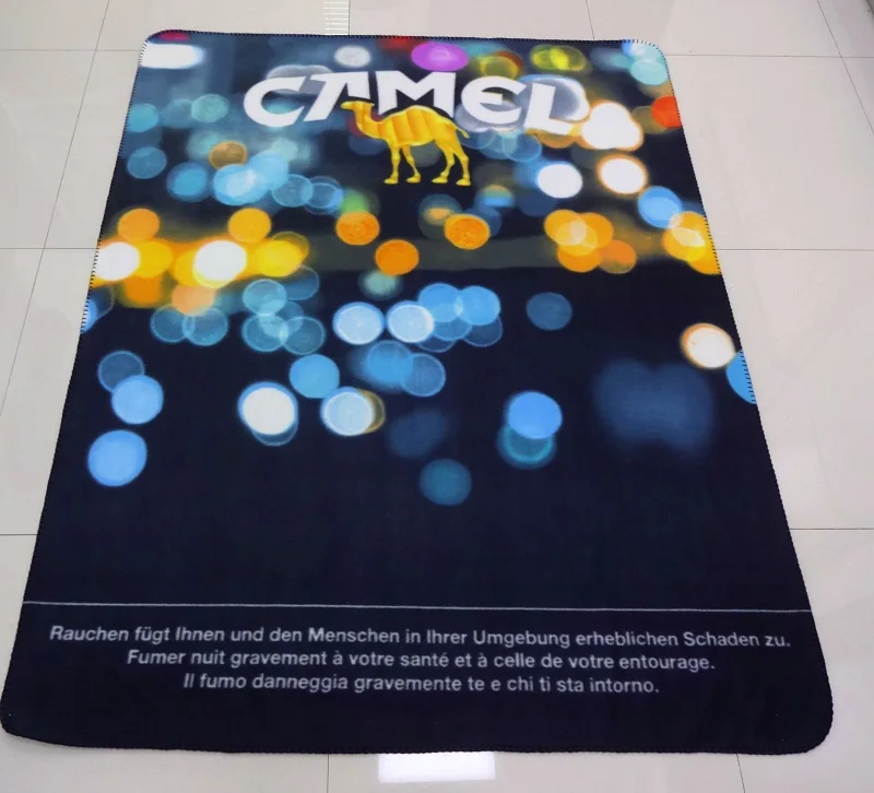 promotion Fleece Polar Cheap Fluffy Blankets Travel, Wholesale, Big Sale Promotional Plaid Blanket