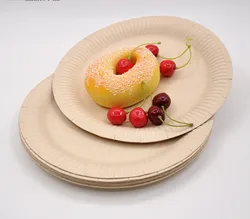 Одноразового использования Эко-дружественных Одноразовые Бамбуковые тарелки для вечеринки