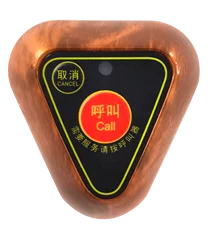 Jiantao 2 Buttons Triangle Mini Waterproof Wireless Waiter Calling System Service Call Button For Restaurant Hookah Waiting