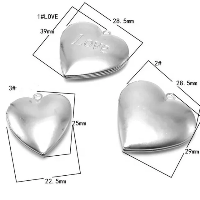 Yiwu Aceon Stainless Steel Shinny Polished Love Word Light Weight Openable Memory Jewelry Photo Sticker Heart Locket Pendant