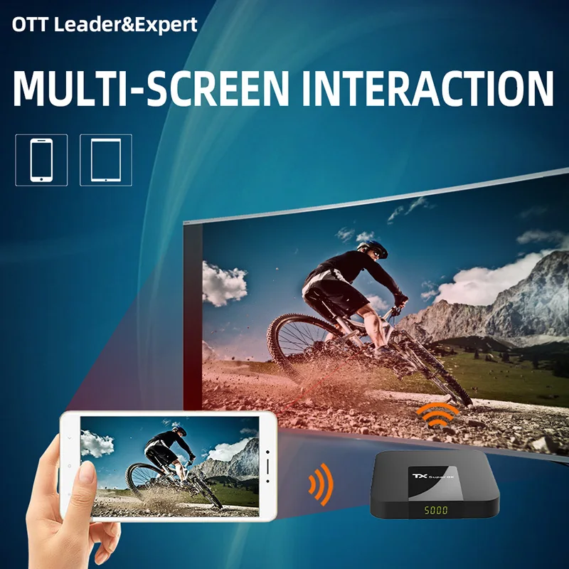 Android Set Top Box 4 Core 4gb 16gb 32gb Certificate Hd Video Android Tx Super 8k Internet TV Box Smart Android Tv Box