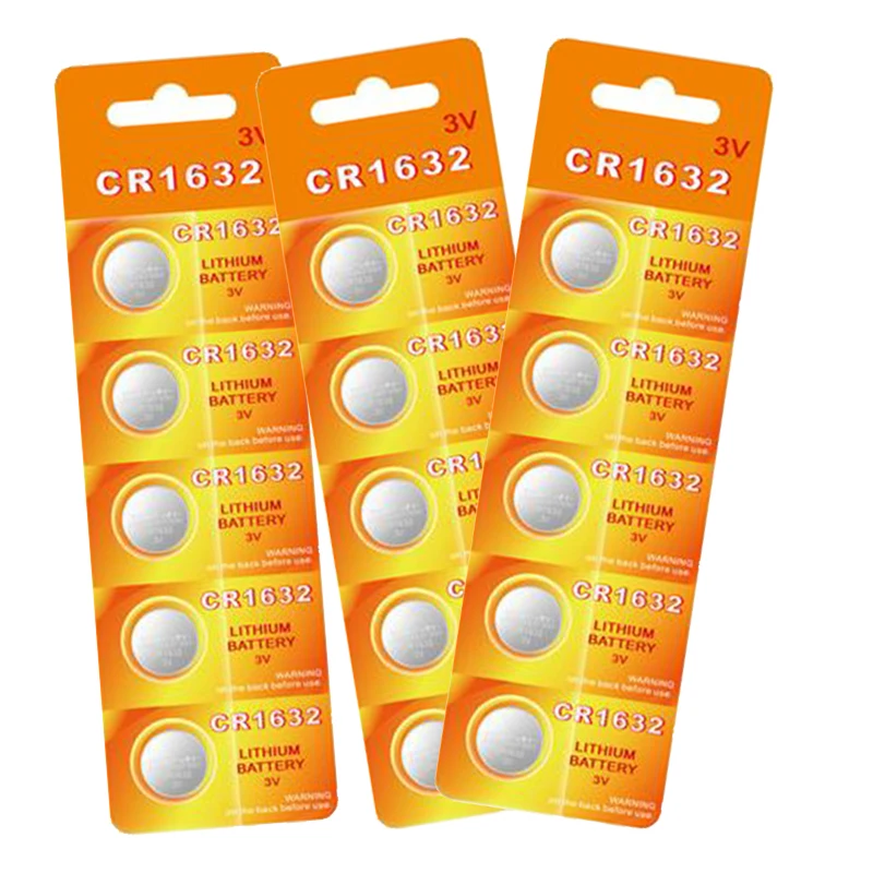 CR1632 3V button cell batteries For Car key remote control Electronic watch