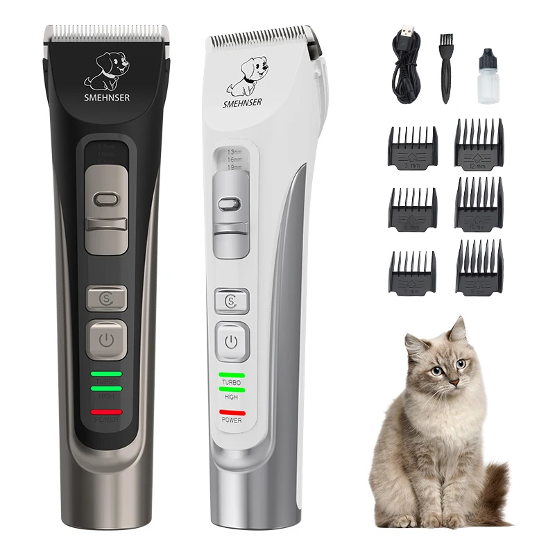 Manufacturer Newest Low Noise Dog Grooming Electric Quiet Professional Pet Hair Clipper Trimmer Grooming Pet Clipper